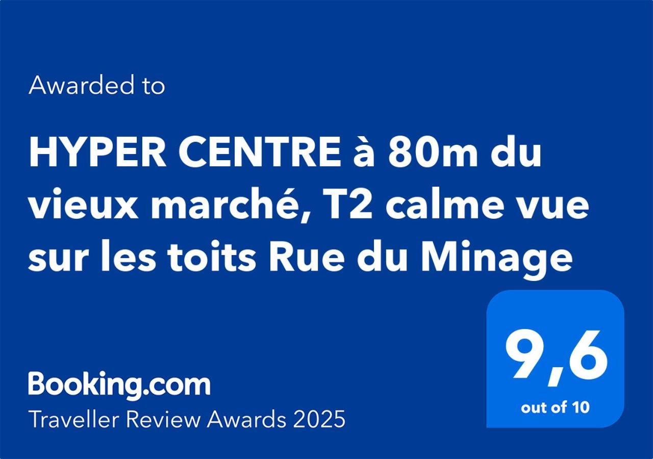 Apartamento Hyper Centre A 80M Du Vieux Marche, T2 Calme Vue Sur Les Toits Rue Du Minage La Rochelle  Exterior foto